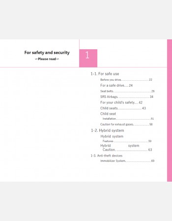 toyota esquire hybrid 2019-2020 owners manual in english